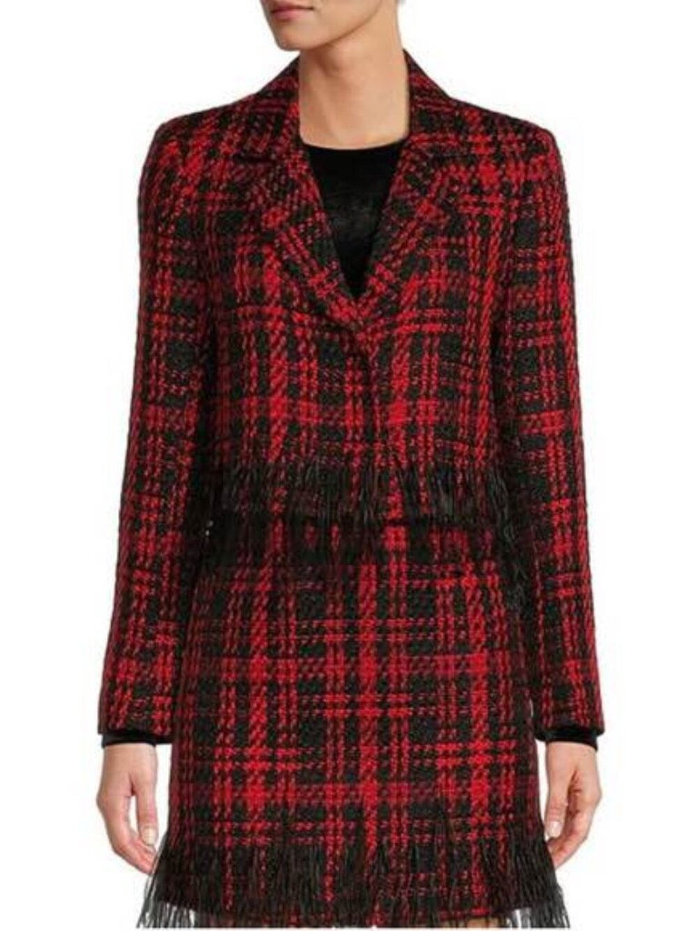 Antonio Melani Black and Red Tweed Dress (Size 6) and Jacket (Size 4)